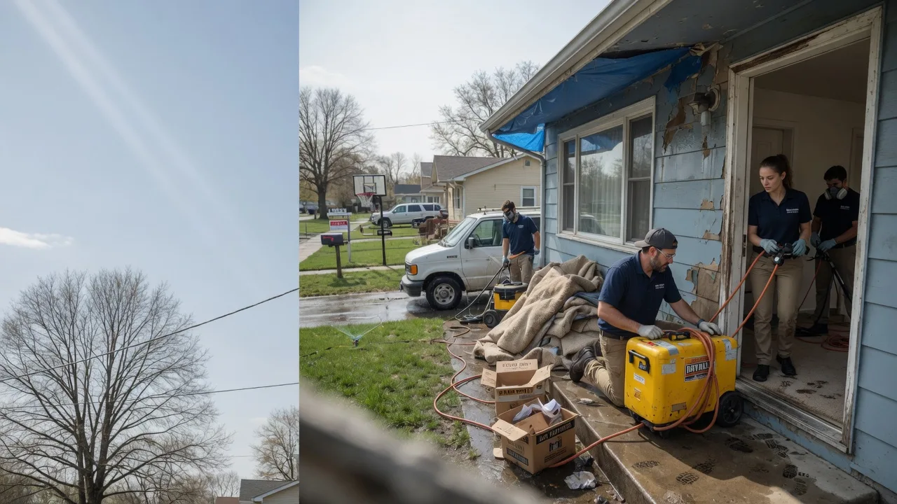 Basement Flood Cleanup in New London, MO near me